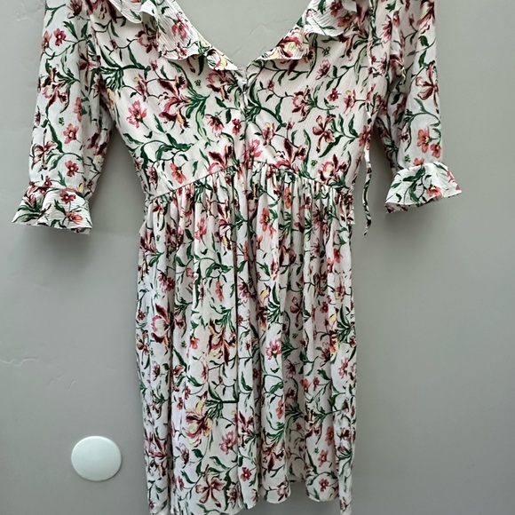 Top Shop Floral Skater Dress - Picture 3 of 5